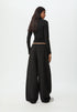 STRADIVARIUS PLUSH BARREL TROUSERS